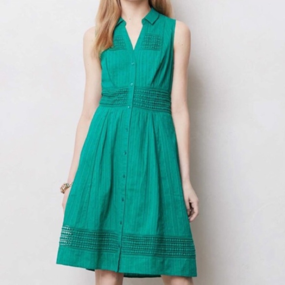 MAEVE | Swiss Dot Shirt Dress Sz. 6